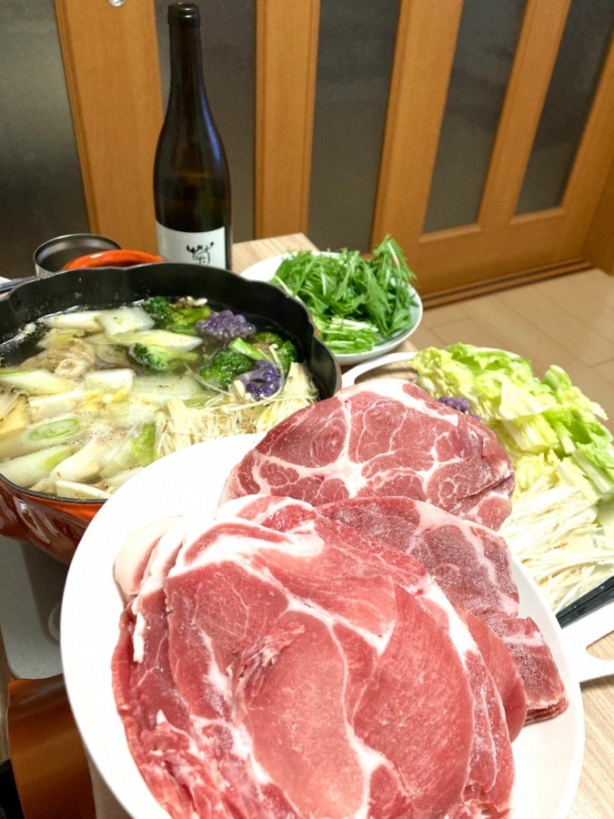 菊鹿wine w お鍋 🤤🍷